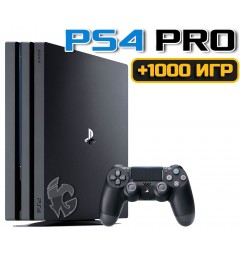PlayStation 4 PRO 1 TB БУ + 1000 игр